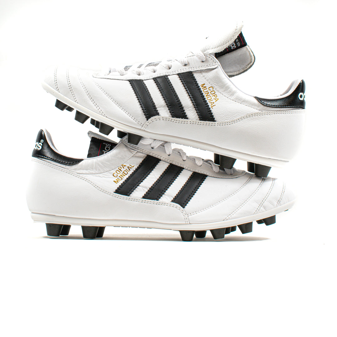 Adidas Copa Mundial White Black FG – Classic Soccer Cleats