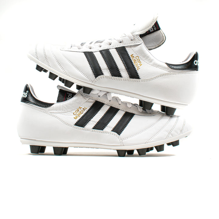 Adidas Copa Mundial White Black FG – Classic Soccer Cleats