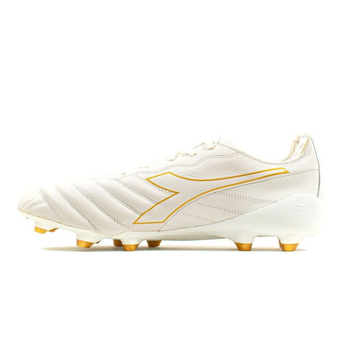 シューズ Diadora Brasil Elite Gold ITA LPX 29cm Diadora Brasil Elite Tech Made in Italy LPX White Gold FG