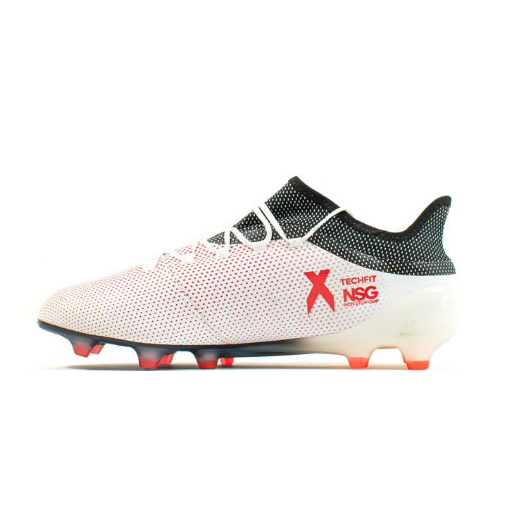 Adidas X 17.1 White Black Red FG – Classic Soccer Cleats