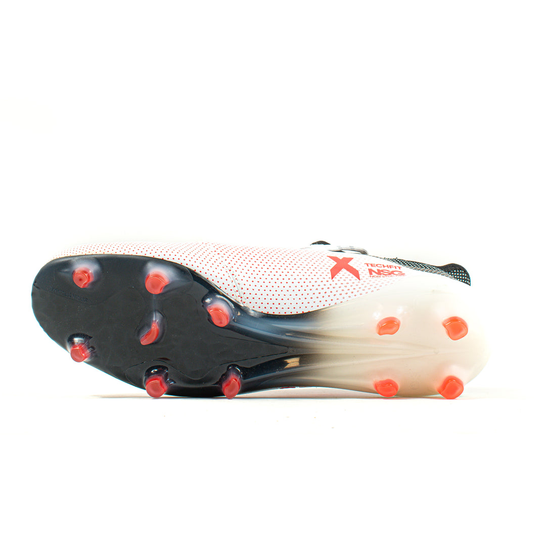 Adidas X 17.1 White Black Red FG – Classic Soccer Cleats