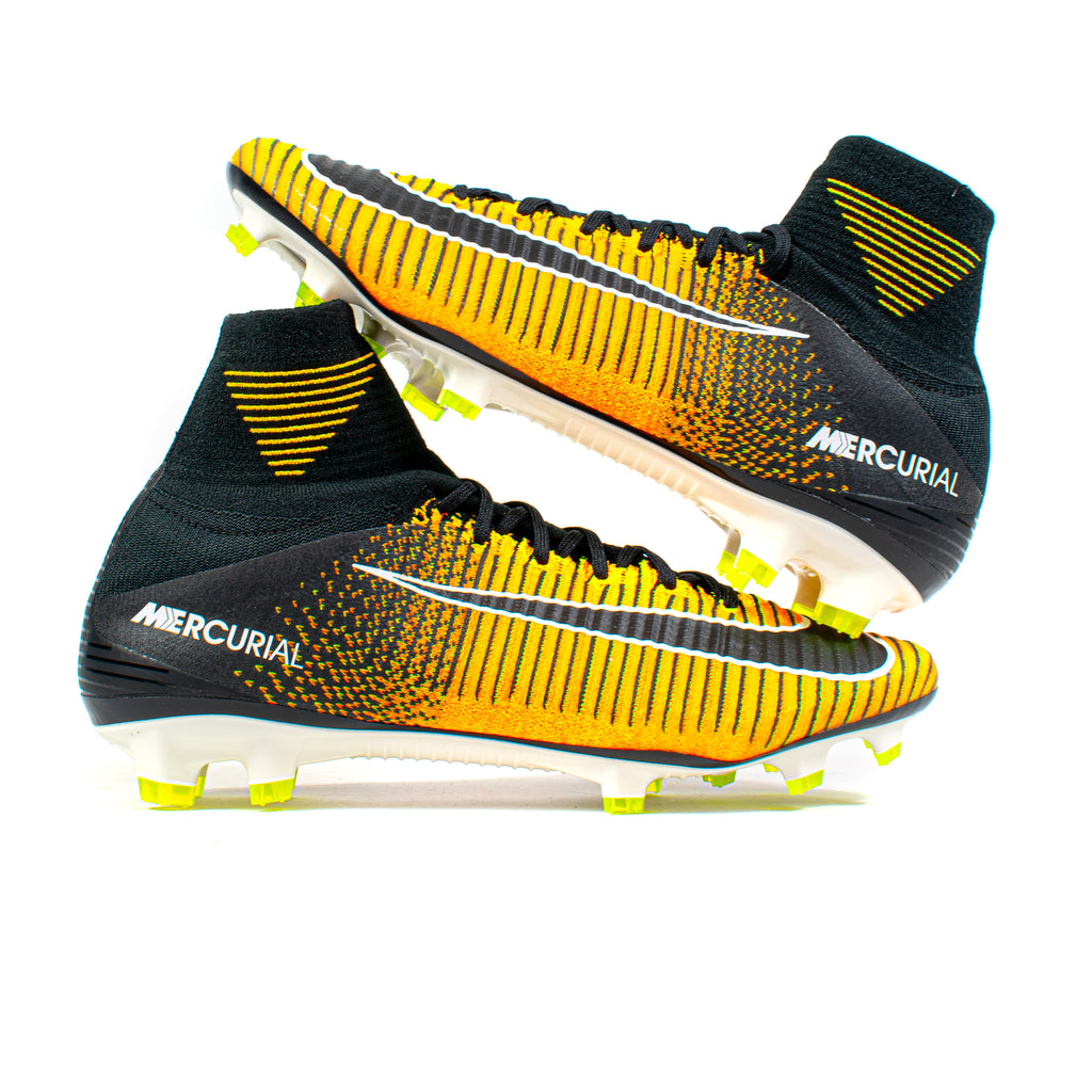 Nike Mercurial Vapor Superfly V Yellow Black FG – Classic Soccer