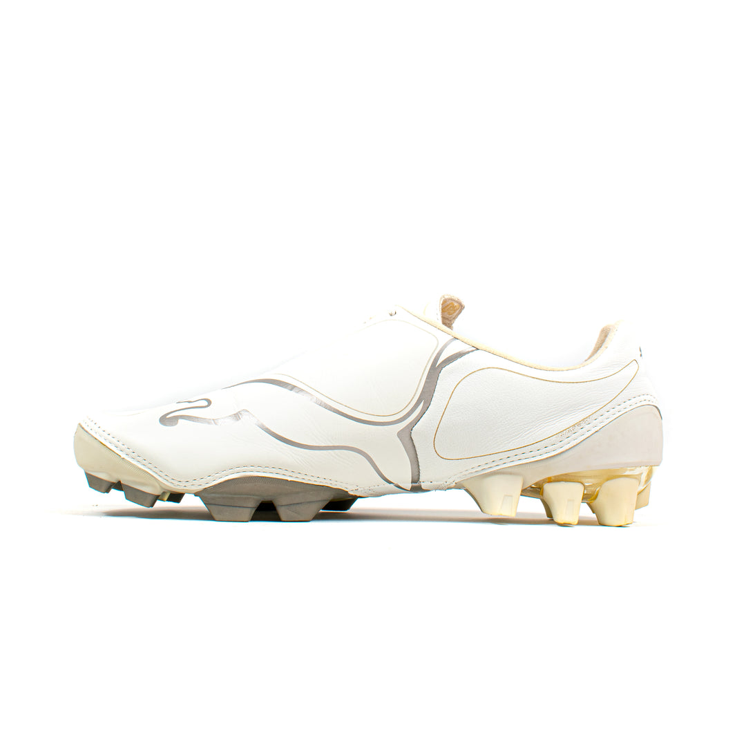 Puma V1.08 K Leather White FG – Classic Soccer Cleats