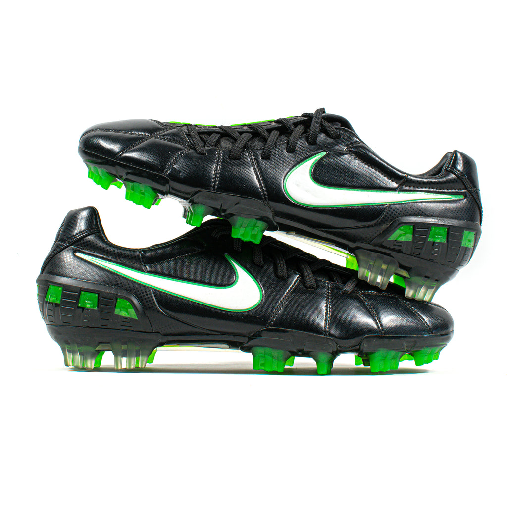 Nike Total 90 Laser III Black Green FG – Classic Soccer Cleats