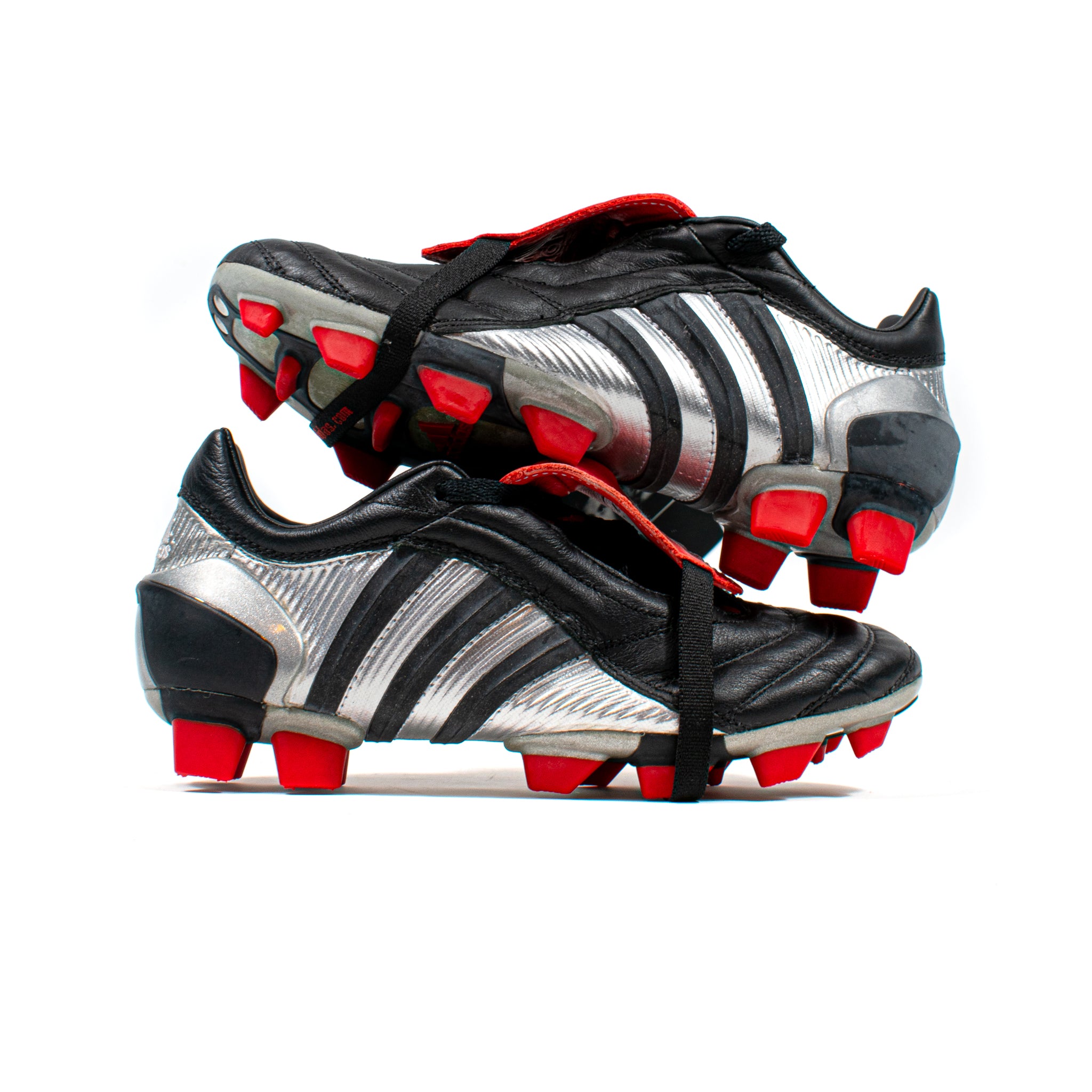 adidas Predator Pulse シルバー/レッド 新品 Adidas Predator Pulse FG Red Silver Football Boots Cleats