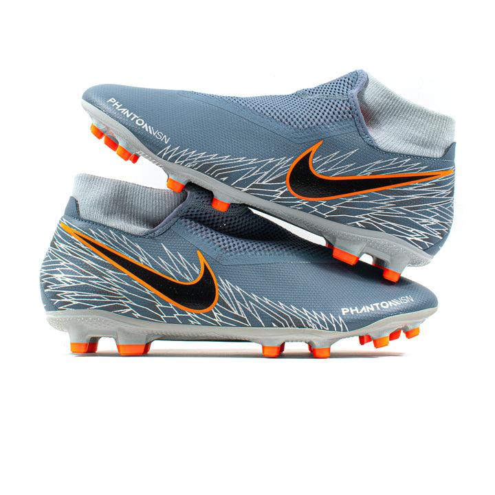 Nike Phantom VSN Vision Academy DF Silver FG – Classic Soccer Cleats