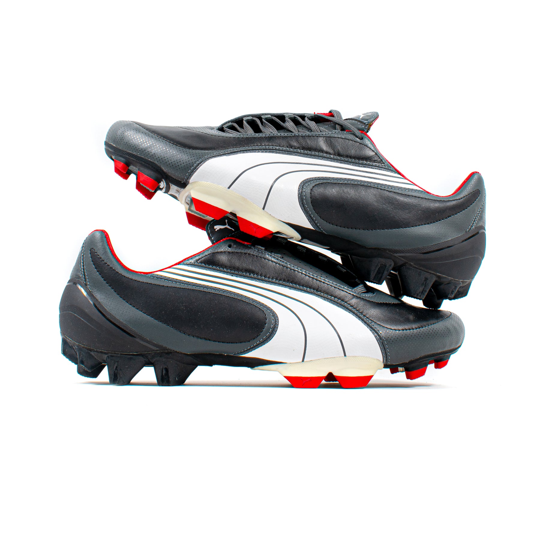 Puma V3.08 Black White FG Football Boots Cleats
