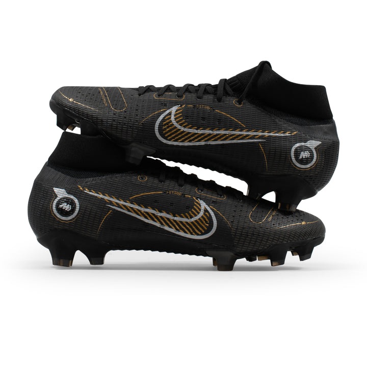 ナイキ メンズ マーキュリアル スーパーフライ８ サッカー スパイク Nike Mercurial Superfly 8 Elite FG Soccer Cleats - Black/Gold Nike Mercurial Superfly 8 Pro Black Gold FG – Classic Soccer Cleats