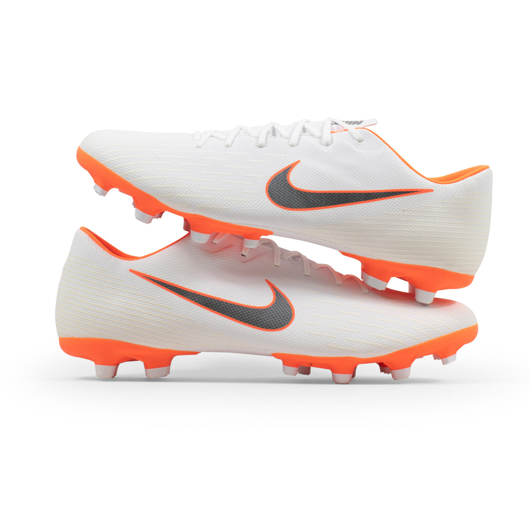orange and white nike mercurial