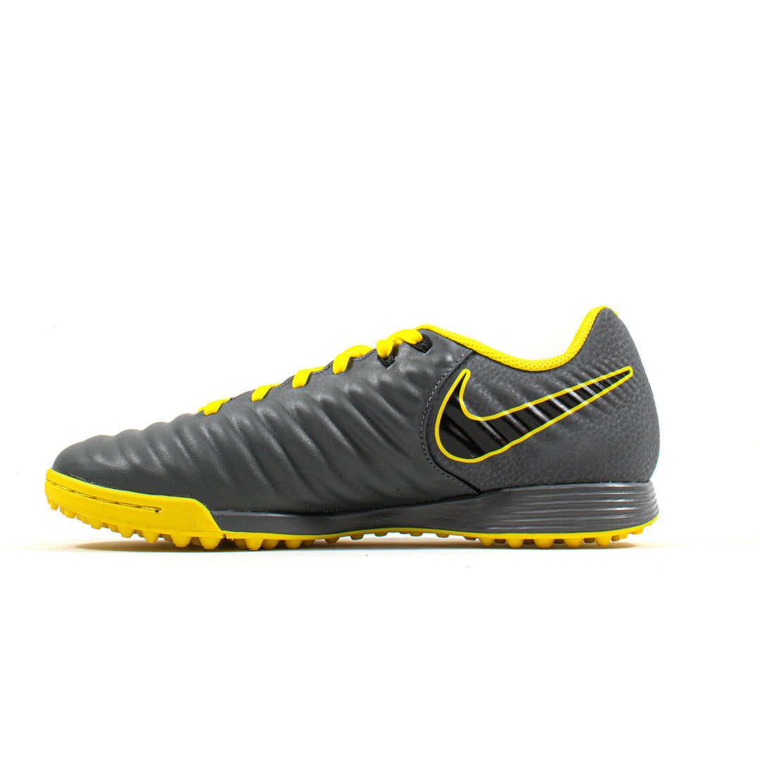 Nike Tiempo Legend 7 Academy Grey Yellow Turf – Classic Soccer Cleats
