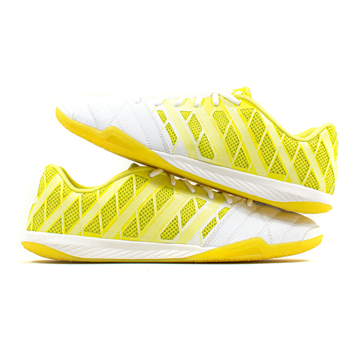 adidas サッカーシューズ ホワイト/イエロー Adidas FreeFootball Top Sala White Yellow Indoor – Classic Soccer