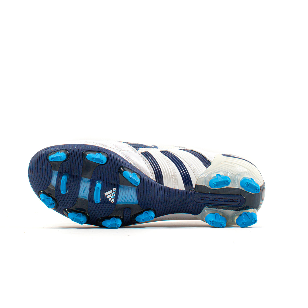 Adidas Predator X CL White Blue Kids FG – Classic Soccer Cleats