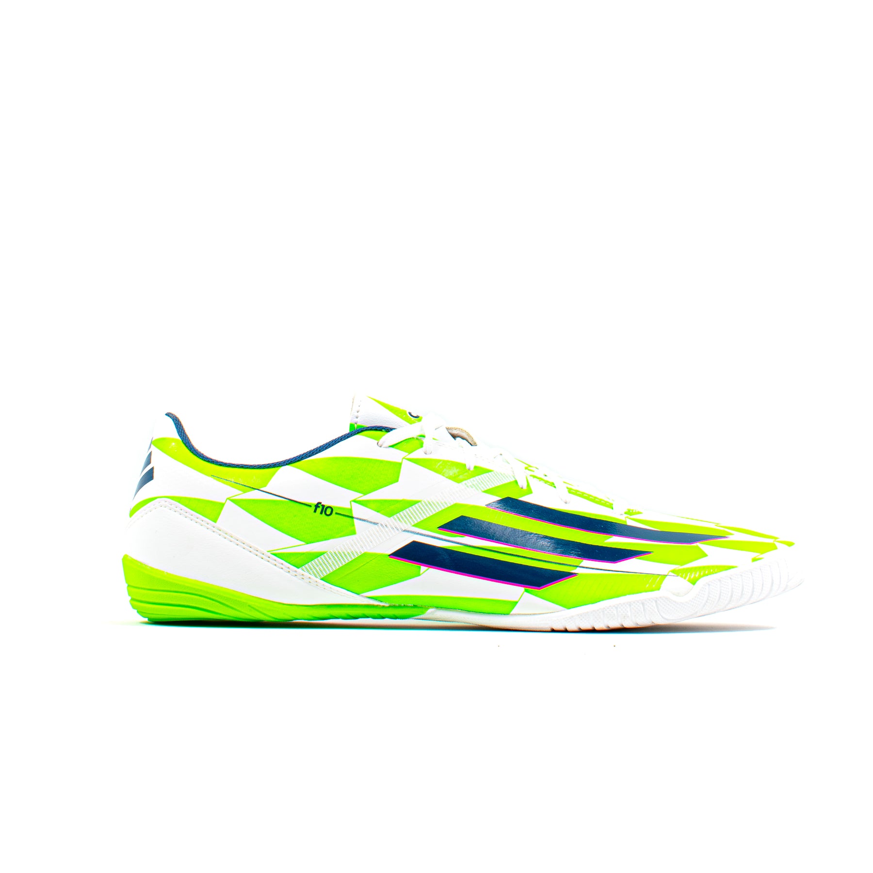 Adidas F10 White Green Indoor – Classic Soccer Cleats