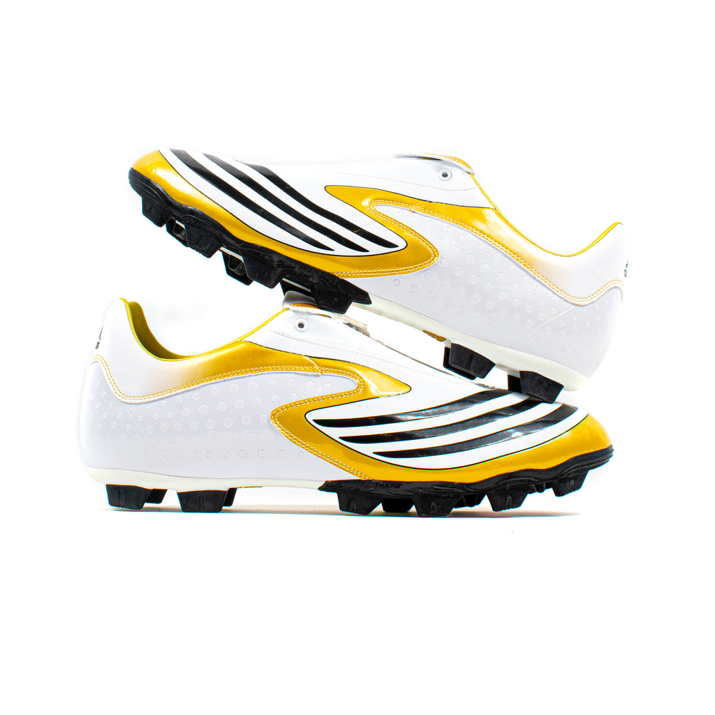 Adidas F10.8 White Gold FG – Classic Soccer Cleats