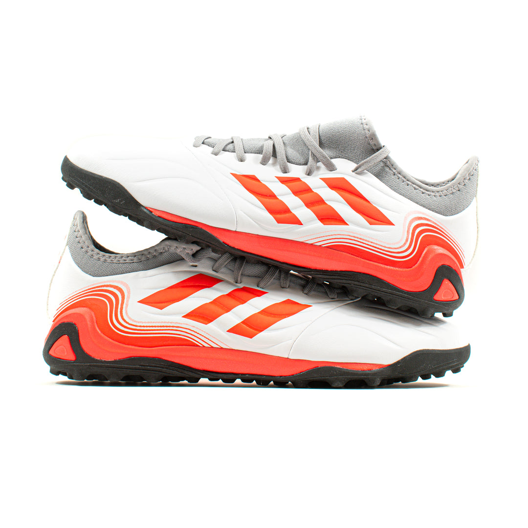 Adidas Copa Sense.3 White Red Turf – Classic Soccer Cleats