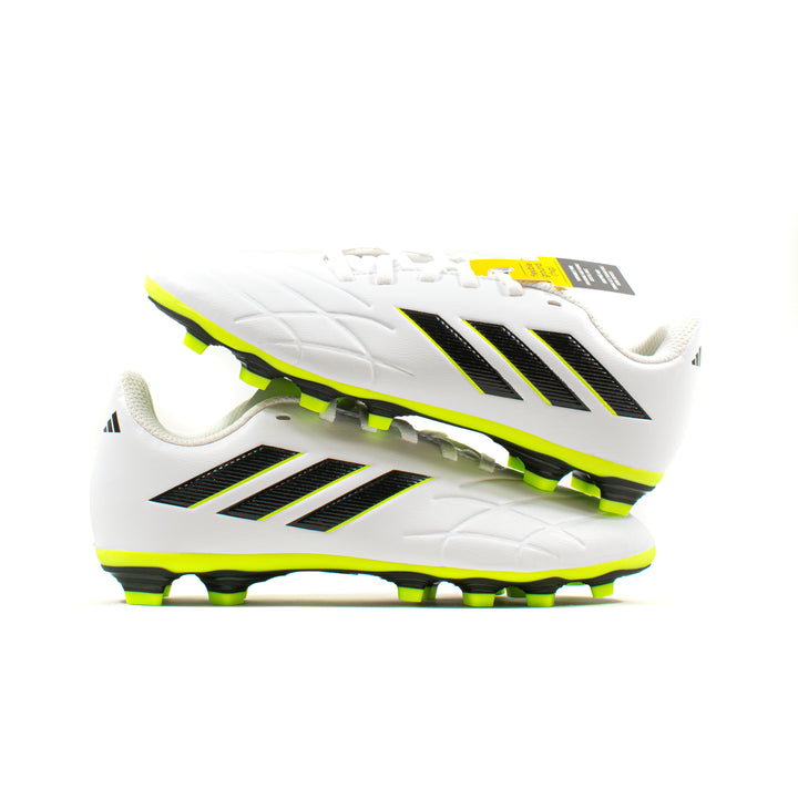 Adidas Copa Pure.4 White Green Kids FG – Classic Soccer Cleats