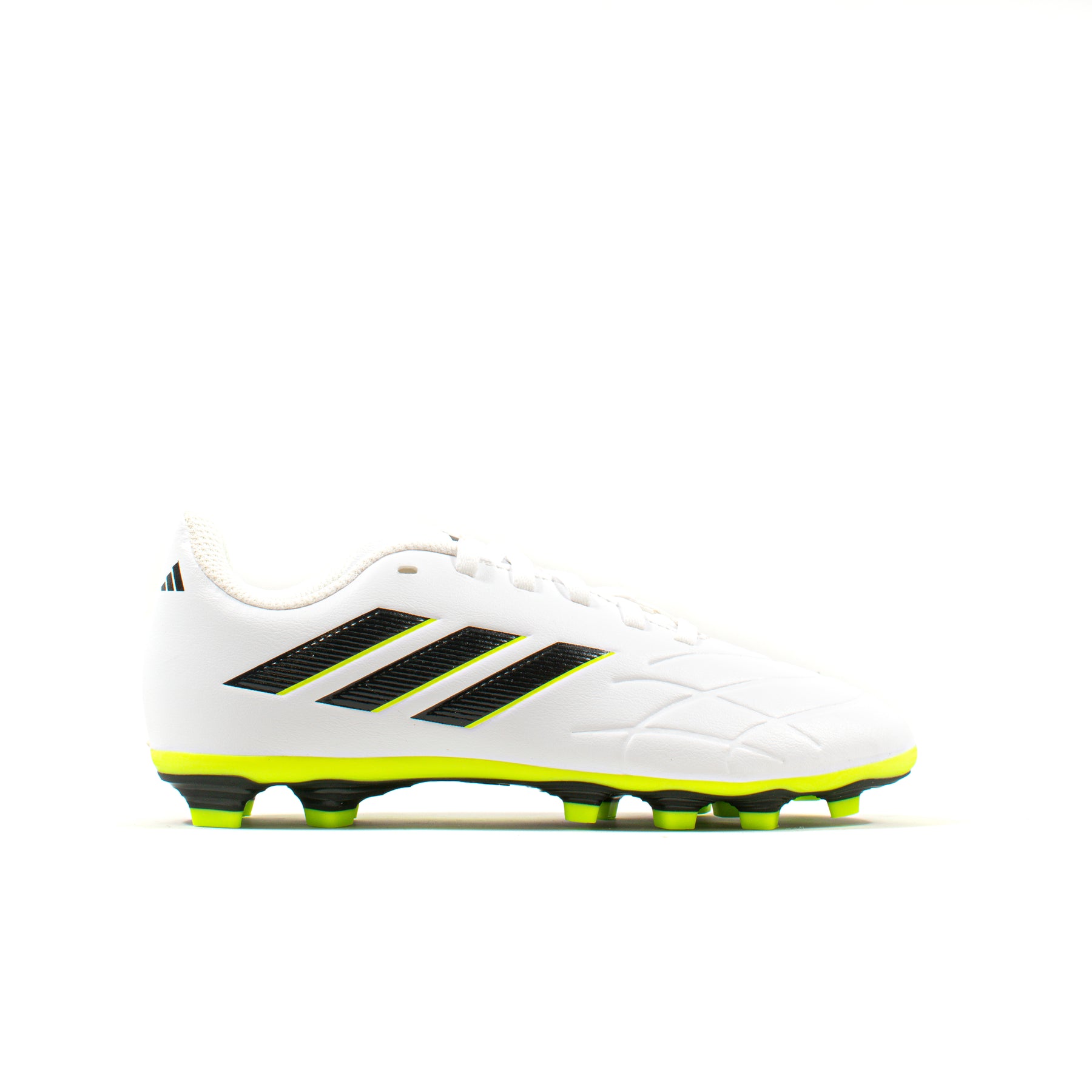 Adidas Copa Pure.4 White Green Kids FG Classic Soccer Cleats Adidas Copa Pure.4 White Green Kids FG Classic Soccer Cleats
