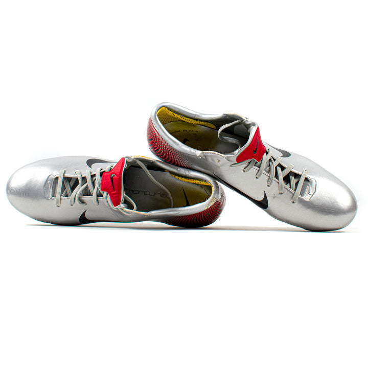 Nike Mercurial Vapor III Silver Red SG – Classic Soccer Cleats