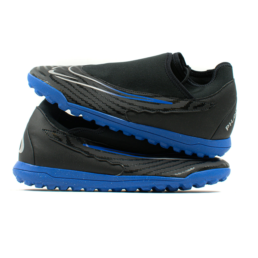 Phantom GX Club DF Black Blue Turf – Classic Soccer Cleats