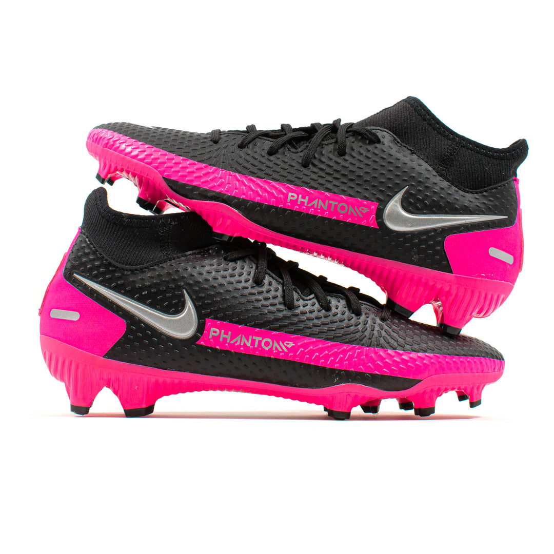 Nike Phantom GT Academy DF Pink Black FG – Classic Soccer Cleats
