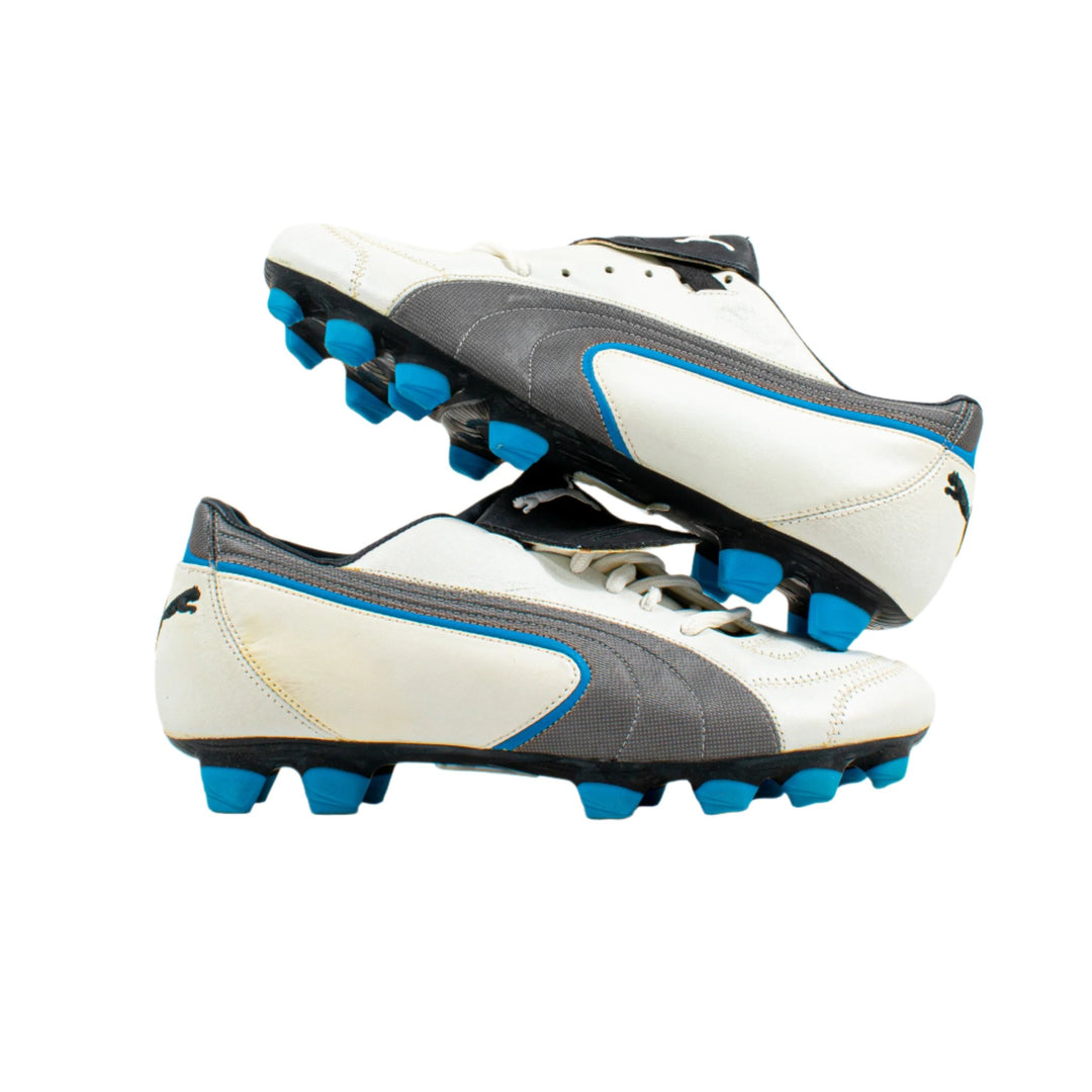 Puma King Executive I White FG Classic Soccer Cleats