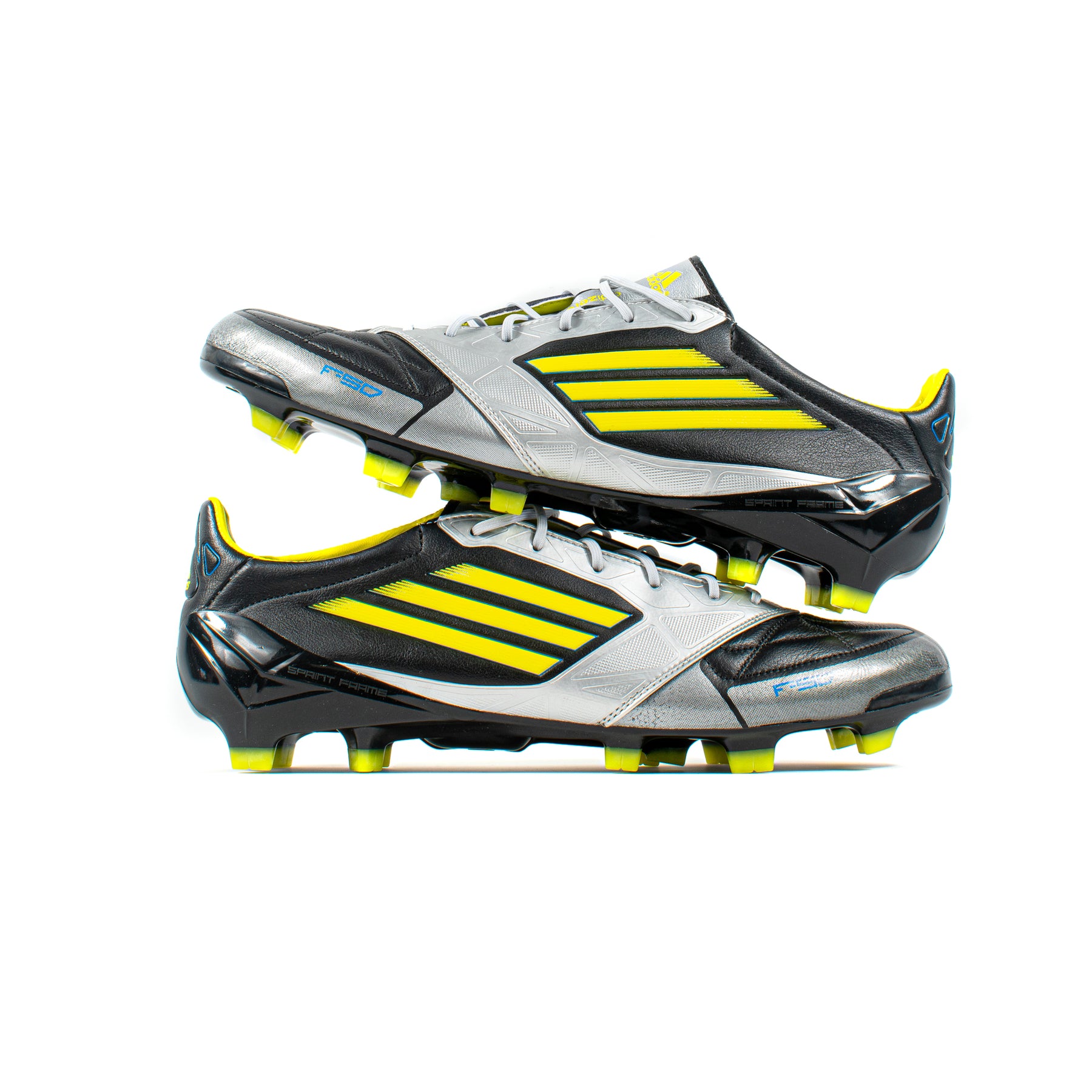 Adidas F50 Adizero Leather Black Silver FG – Classic Cleats