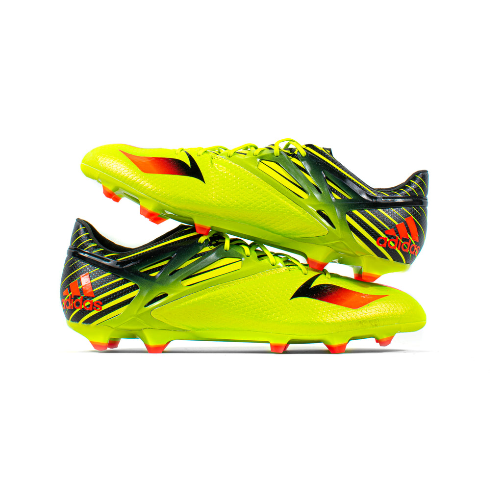 Green messi football boots hotsell