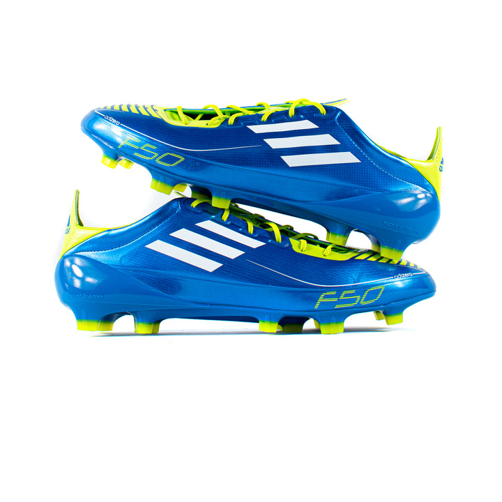 Adidas F50 Adizero 2011 Blue Green FG – Classic Soccer Cleats