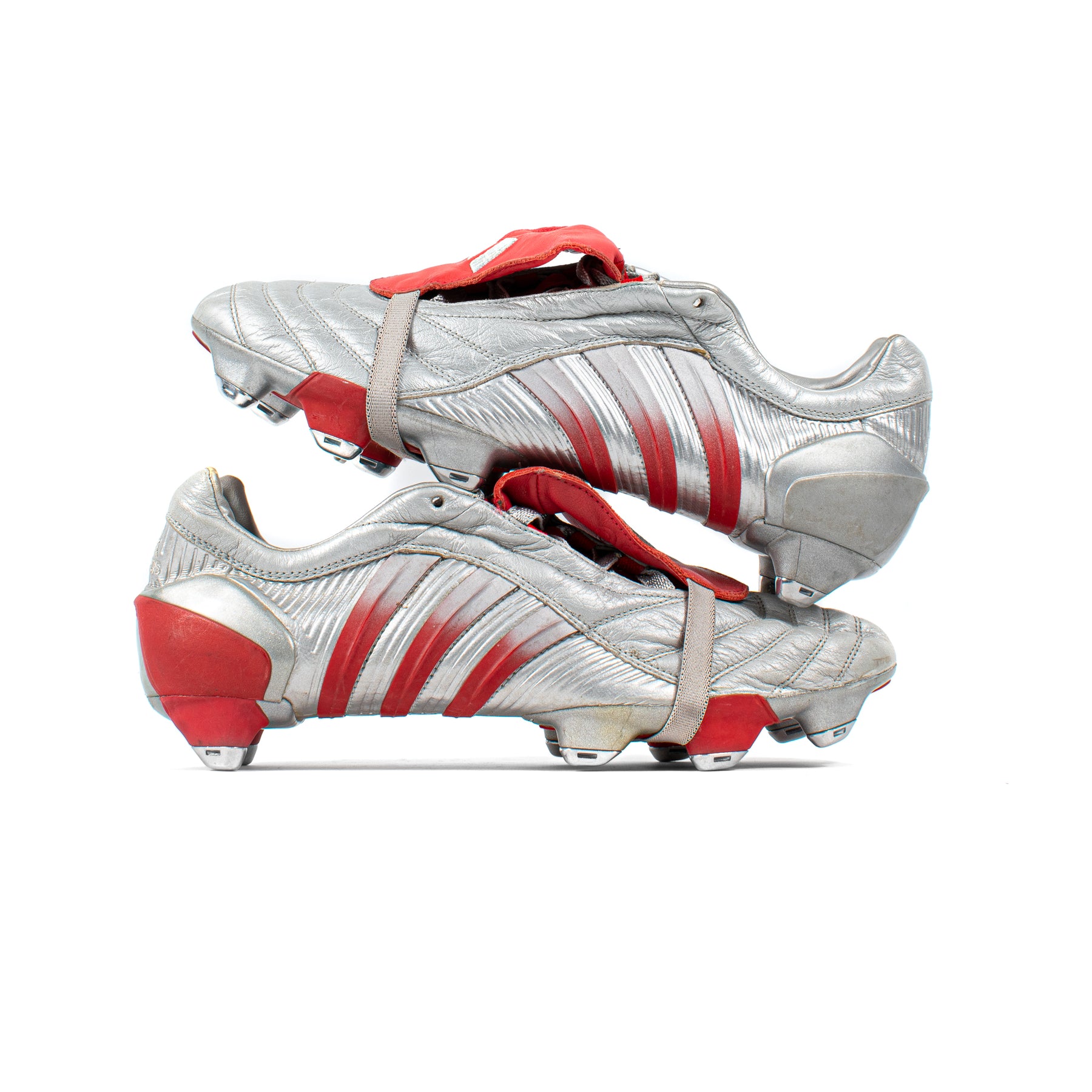 Belastingbetaler Aanleg ruimte Adidas Predator Pulse DB Sample Silver Red SG – Classic Soccer Cleats