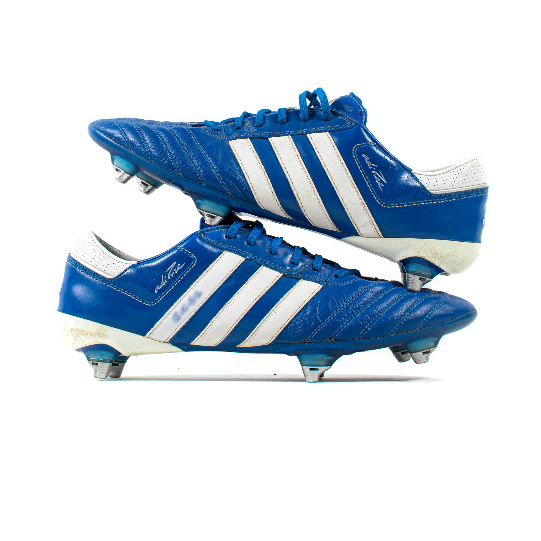 Fragiel Badkamer Kast Adidas Adipure III Blue SG – Classic Soccer Cleats