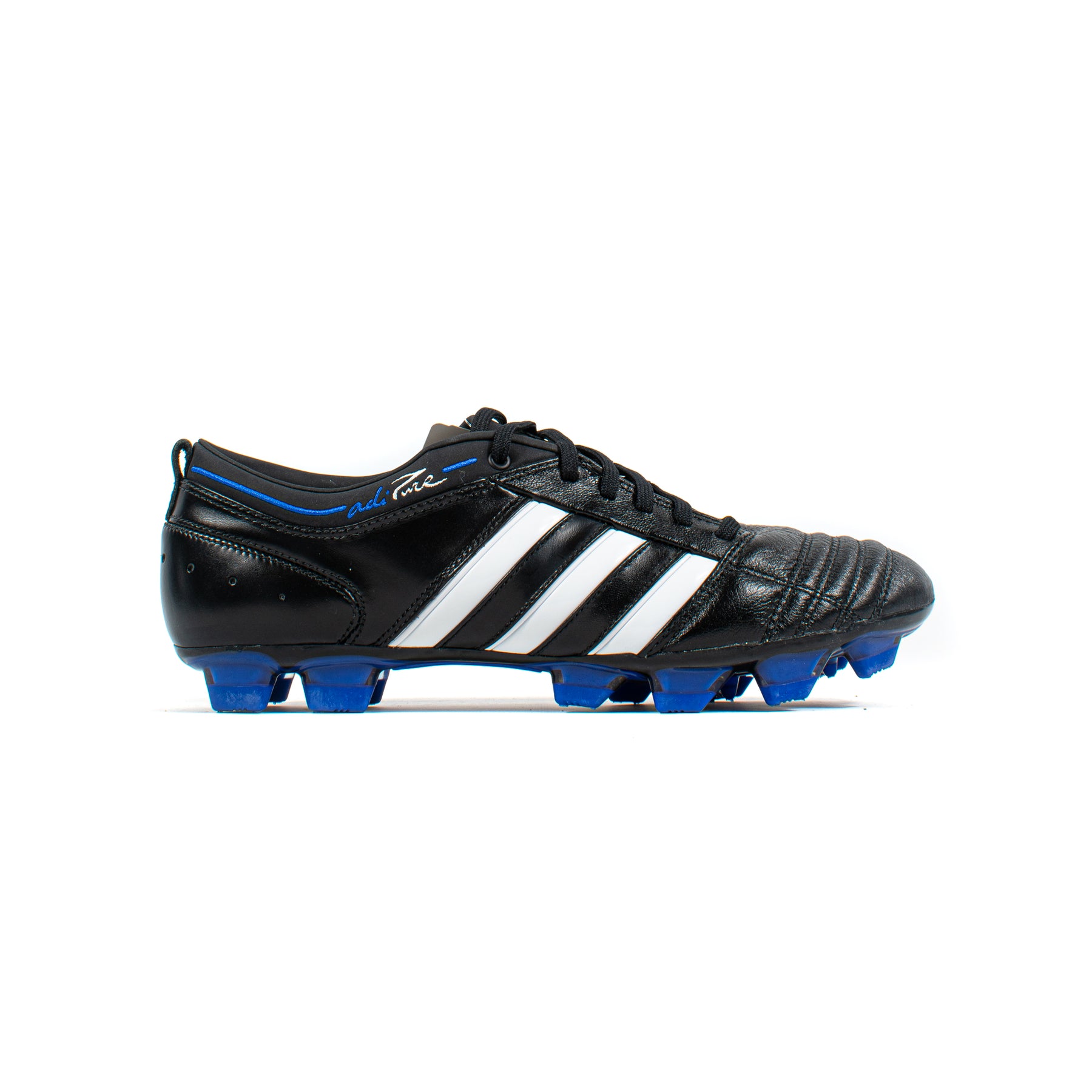AdiPure II Black Blue – Classic Soccer Cleats