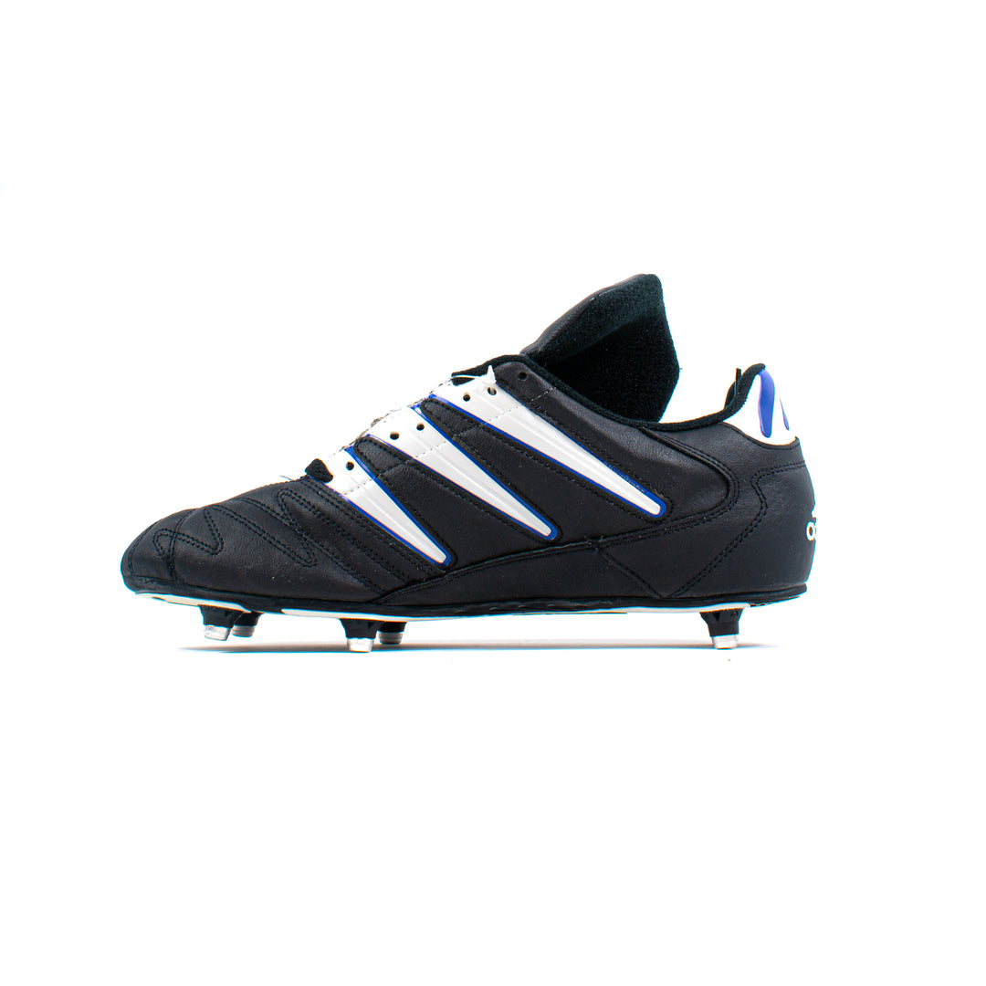 Adidas Questra Cup Black Blue SG – Classic Soccer Cleats