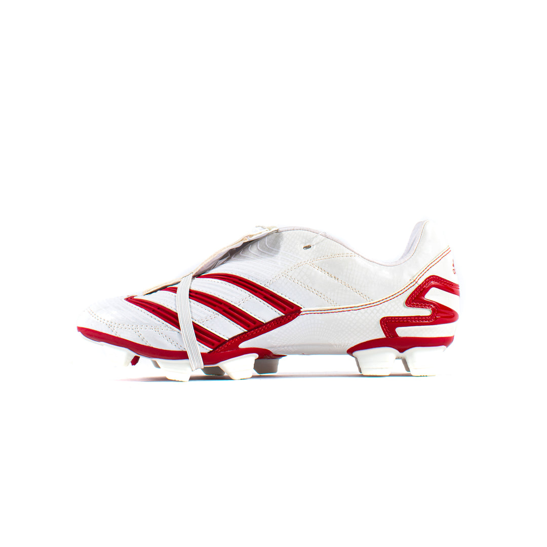 Adidas Predator Absolion White Red DB FG – Classic Soccer Cleats