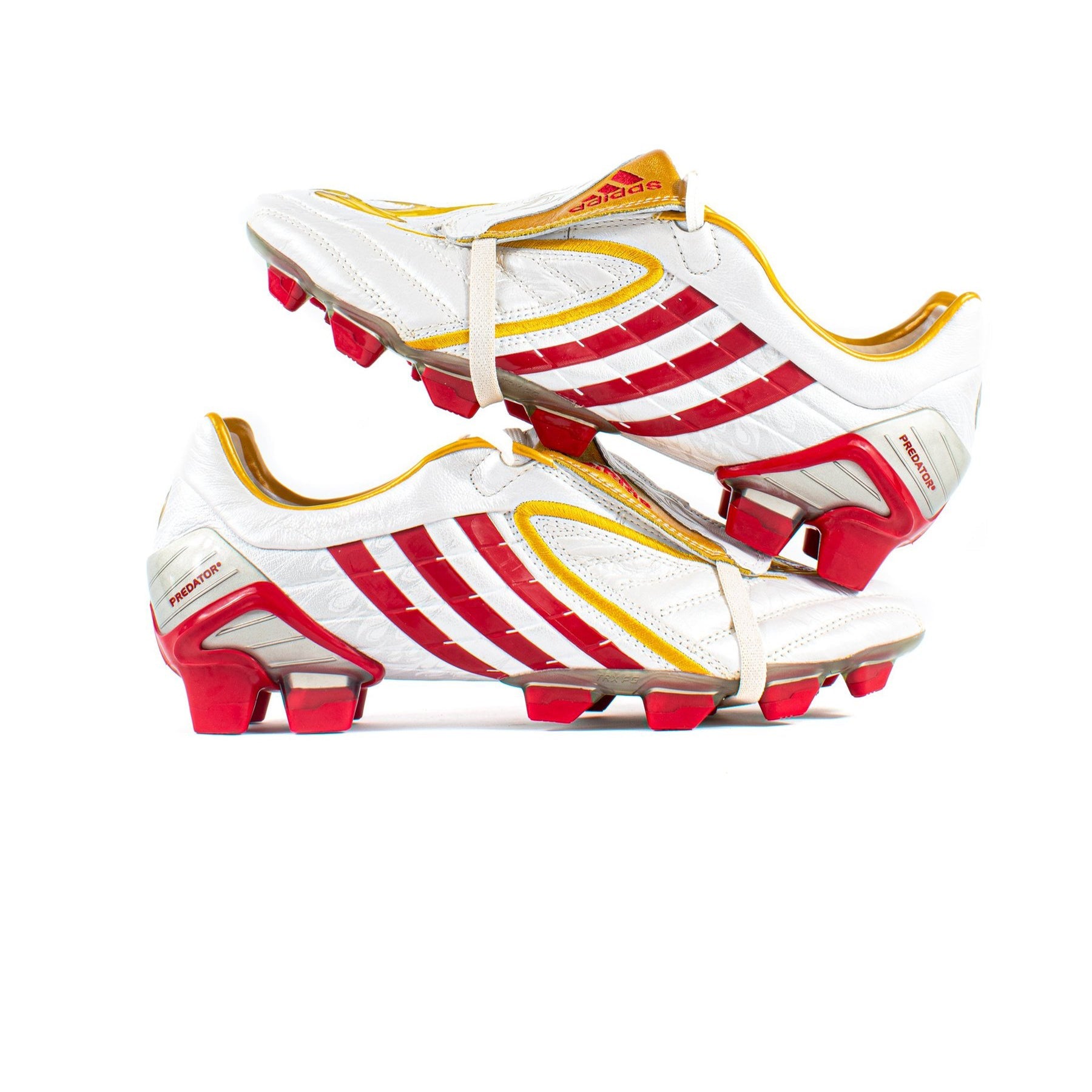 Adidas Powerswerve White Gold FG Classic Soccer